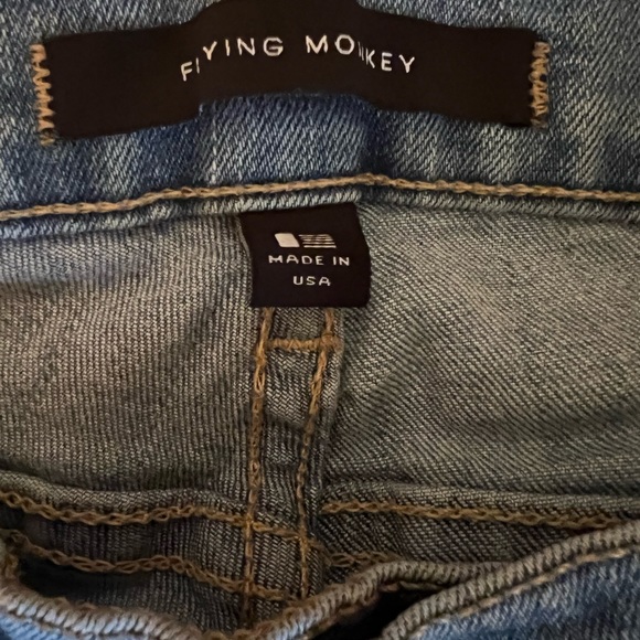 Flying Monkey Deconstructed Low Rise Skinny Jeans Sz 26 - Picture 4 of 7